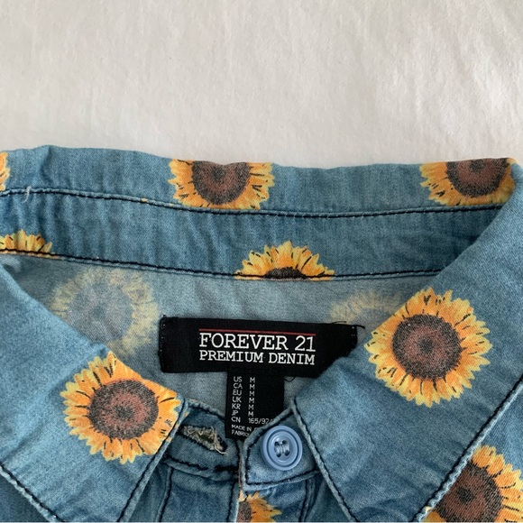 Denim Sunflower Top - Picture 6 of 6